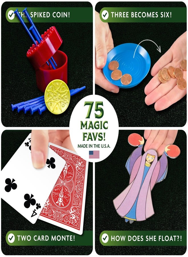 Royal Magic Emerald Edition Magic Kit for Kids - 75+ Easy Magic Tricks for Children 6-8 & 8-12, Complete Magic Set with Props & Instructions, Perfect 8 Year Old Boy Birthday Gift or Great Present for Any Age - Image 4
